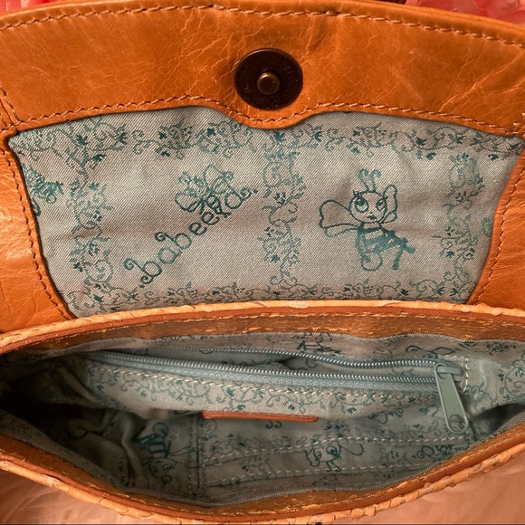 Babee D Clutch Purse Tan Yellow Snakeskin Bundle - Picture 7 of 13